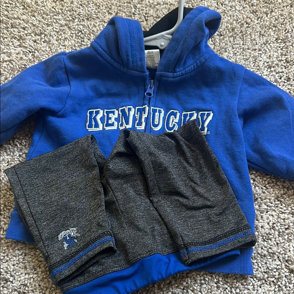 Baby UK Kentucky Wildcats - Full Zip Hoodie and Pants Set - 12-18 months